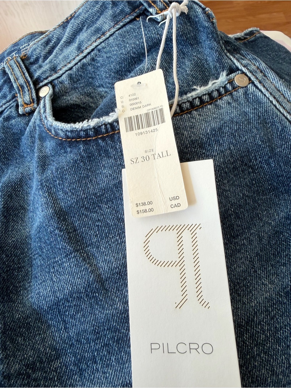 SOLD OUT Pilcro High-Rise Culotte Wide Leg Cropped Jeans NWT - Picture 6 of 6